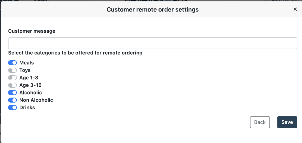 Setting up your remote orders