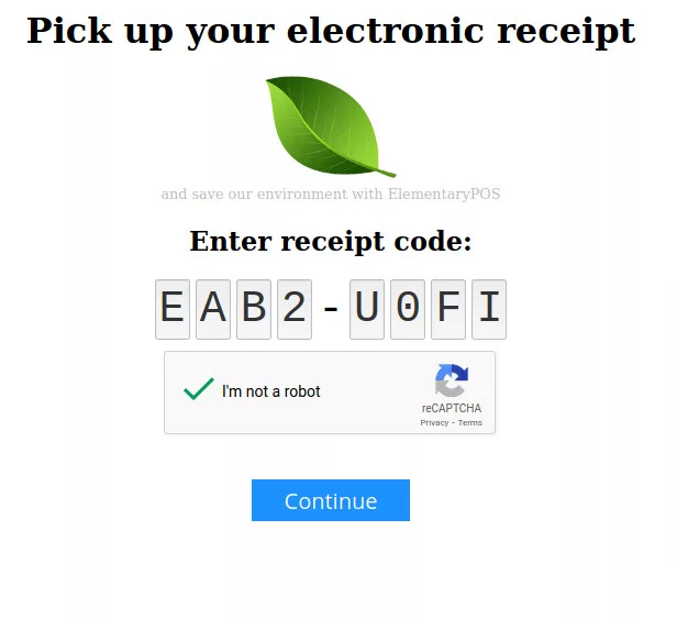 elektronická účtenka bez papíru