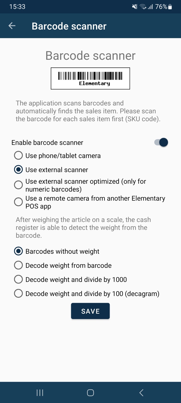 Example Random Weight Barcodes elementary pos selling goods by weight encoded in barcode