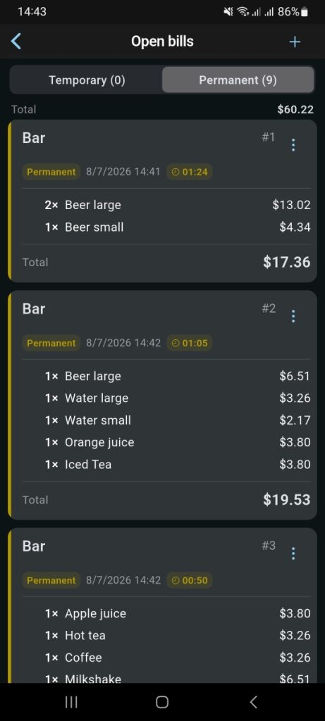 Elementary POS Office - Bills