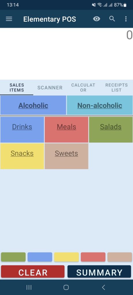 Favorite categories